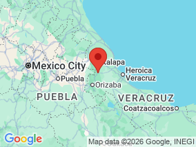 Map of Site Report: Huatusco - Rancho el Mirador, Mexico